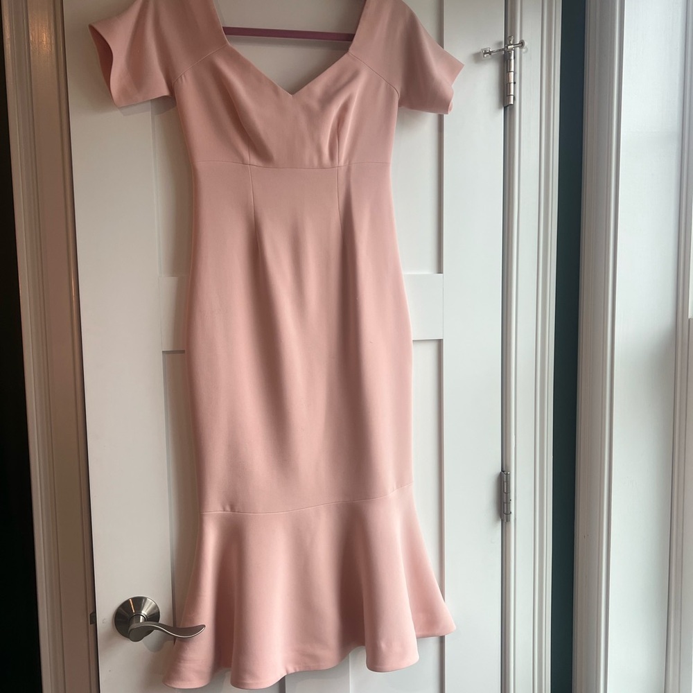 Cinq a Sept Pink Off-Shoulder Dress - size 0